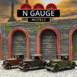 PAINTED- N Gauge Scale 1:148 - 1930's Coupe Car (Automobile Model A 1920s 1:160)