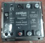 Celduc SG464020 0-10V DC Solid State Relay 200-460VAC 40A Output with Heatsink