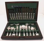 6 Place 52 Piece Arthur Price King's Pattern Silver Plated Canteen of Cutlery