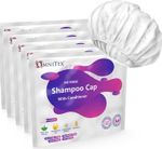 5pk - Omnitex Premium Rinse Free Shampoo Cap - Microwaveable | With Conditione