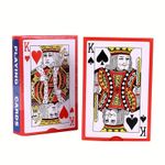 1 Pack Playing Cards Traditional Plastic Coated Deck Professional Poker Game Red