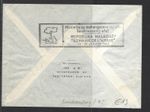 Madagascar 1961, cover with EF and advertising stamp for fire protection (reverse). R!
