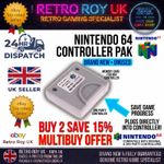 N64 Memory Card Nintendo 64 Brand New Battery Pak Pack for Official Console