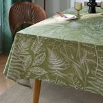 Eco Friendly Floral Tablecloth 140x140cm Durable Wrinkle Resistant for Home Use