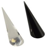 Pack of 3 Solid Acrylic Ring Cone for Ring Displays Jewellery Stand Ring Holders