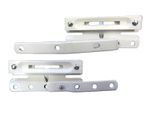 Pair of Integra straight Master slides metal corded curtain track overlap part