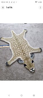 Doing goods Wool Fawn Rug Small