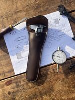 150mm 6” Digital Vernier Caliper Sheath Holster leather Case. Gift for Engineer 
