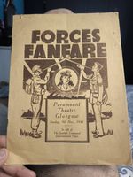 Ww2 Scottish Glasgow Parade 1941 Paramount Theatre Programme RARE