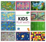Kids Rugs Floor Carpets Soft Nursery Mats Living Room Girls Boys Themed Play Mat