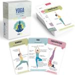 YOGA ASANAS FLASH CARDS MERKA 50 POSES BEGINNER INTERMEDIATE ADVANCED **NEW**