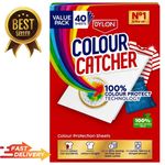 Dylon Colour Catcher Max Protect Laundry Sheets Prevent Colour Run, 40 Sheets