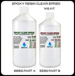 1kg Epoxy Resin Clear Coating Laminating Worktop Floor Woodwork Table BondingDIY