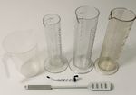 Darkroom Measures with Chemical Mixer & Thermometer and Jug (6 Piece Set)