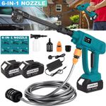 6 in1 Cordless Car High Pressure Washer Water Cleaner Gun Battery for makita 18V