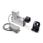 Portable Fishing Rod Winding Machine Epoxy Resin Rotating Gluing Tools w/ Switch