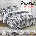 Duvet Cover Bedding Set With Pillow Cases Single Double King Size Quilt Covers