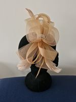 Gold Fascinator Weddings Horseraces Ladies Day Special Occasion