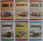 1986 DAVAAR Island (Scotland GB Locals) Set #2 Train Locomotive Railway Stamps