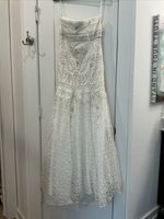 Strapless Beaded Sue Wong Gown Size 14