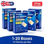 20x Boxes Nicotine Patches 21mg Step 1 - 420 Patches Total - Stop Smoking Aid,UK
