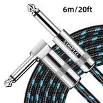 Guitar Lead Amp Audio Cable 6.5mm Mono For Speaker Guitar Noise Reduction 3M/6M