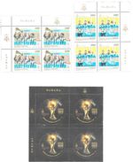 #75306 ARGENTINA 2023 FOOTBALL SOCCER CHAMPION WORLD CUP QATAR SET BLOC x4 MNH