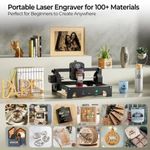 Professional Laser Engraving Machine Wood Leather Metal Cutter Engraver Craft
