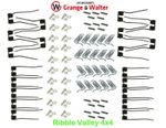 HAYBOB TINE KIT HAYBOB TINES FULL SET OF 20 COMPLETE SPRINGS FIXING KIT ROLLPIN