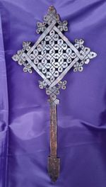 Ethiopian Orthodox Blessing / Hand Cross (Blessed) Huge Wooden Cross
