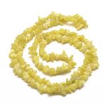 Lemon Jade Gemstone Bead Chips - Natural Crystals - 5mm ~ 8mm - 1 Strand