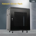 12 U Data Server Rack Data Cabinet Network cabinet with Key-Locked Front Panel