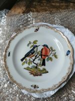 Stunning Vintage Meissen Hand Painted Plate Rothschild Pattern Approx 6 3/4 Inch