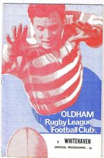 Oldham v Whitehaven 1971/2