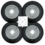 4x 165 R13C Trailer Wheel & Tyres 4 stud 5.5" PCD 165x13" Ifor Williams