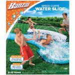 Banzai Speed Curve Water Slide With Inflatable Wave Hour Of Fun In Hot Summer