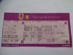 UNUSED Ticket - ASTON VILLA V MANCHESTER UNITED PREMIER LEAGUE - 2002-03