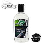 Turtle Wax Wet N Black Tyre And Trim Gel Car Cleaning All In One Treatment 300ml