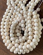 9 Strands White Magnesite Turquoise 14mm Round Beads 16" Bulk Closeout 261 Pcs