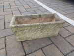 40cm x 16.5cm reconstituted stone garden trough in central bristol or post 