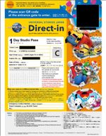 4x Universal Studios Japan Adult Tickets – Valid C Days 17Aug26 - 15Nov 26