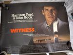 Witness Harrison Ford Original UK Quad Movie Poster