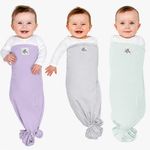 Ollie Swaddle Soft Baby Swaddle Lilac Mint Grey Ex Store