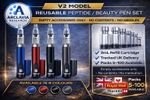 Beauty V2 Peptide Pen Body Set 4 Colours - Spare Cartridge + Pen Body, UK Seller