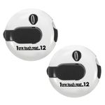 2 Pack Golf Score Counter Mini Golf Attachment for Golfer Glove Black White