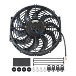 Universal Slim Fan Push Pull 12V 80W Electric Radiator Cooling Mount Kit