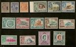 CYPRUS SG173-87 the 1955-60 full set FINE &  FRESH MNH CAT £140