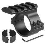 Scope Barrel Mount 25.4mm & 30mm Ring Adapter with 20mm Picatinny Rail