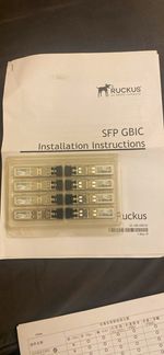 Ruckus SFP GBIC Transceiver Modules 8 Pack LC Connector 1GE 33210-100