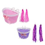 Children Kids Girls Boys Bike Front Bicycle Cycle Shopping Basket For Bikes-Gift